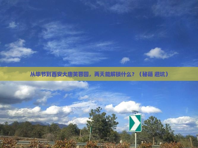 毕节到西安大唐芙蓉园二日游