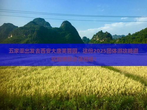 五家渠去西安大唐芙蓉园团体旅游