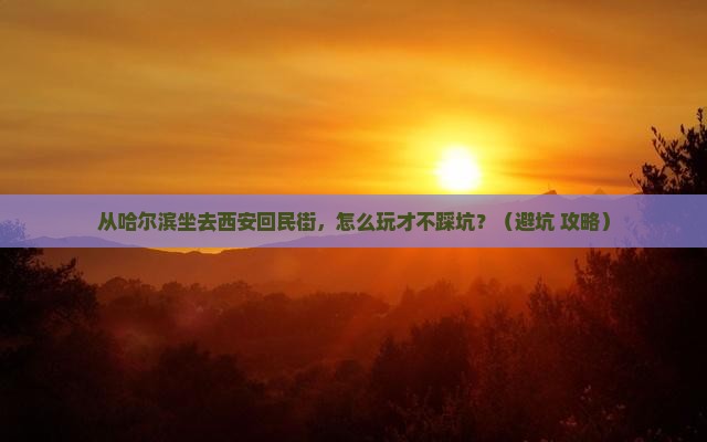 哈尔滨到西安回民街攻略