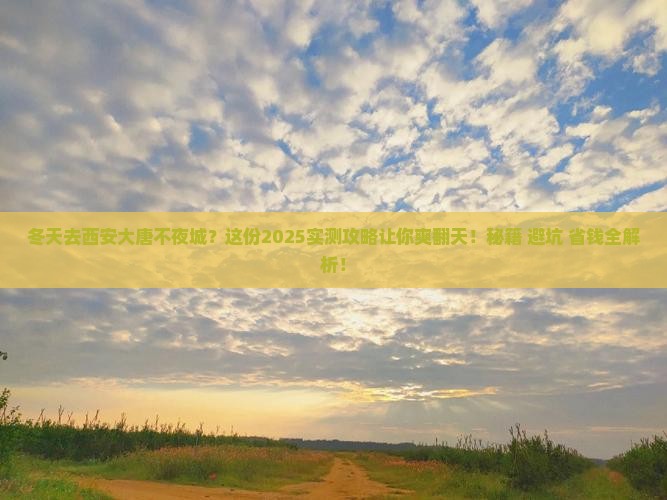 冬天到西安大唐不夜城攻略