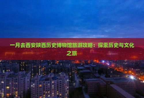 一月去西安陕西历史博物馆旅游