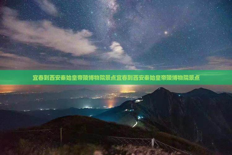 宜春到西安秦始皇帝陵博物院景点