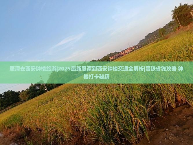 鹰潭去西安钟楼旅游