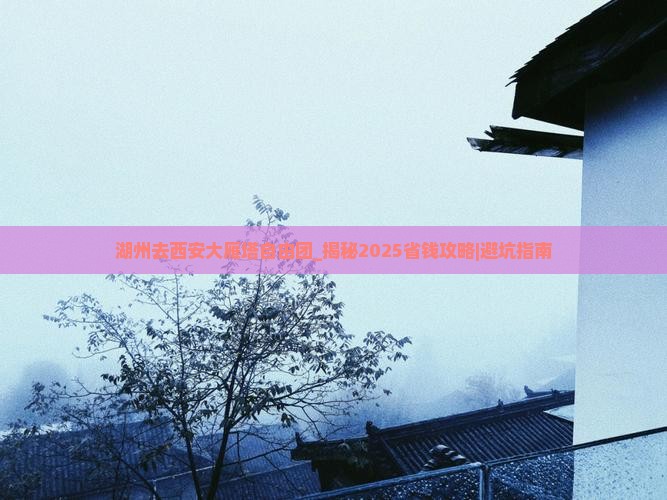 湖州去西安大雁塔自由团