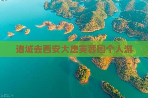 诸城去西安大唐芙蓉园个人游