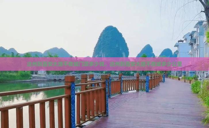达州到西安大唐不夜城门票