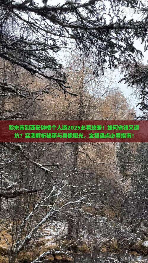 黔东南到西安钟楼个人游