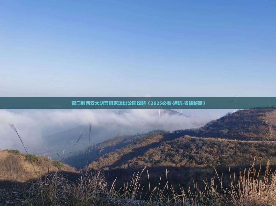 营口到西安大明宫国家遗址公园攻略