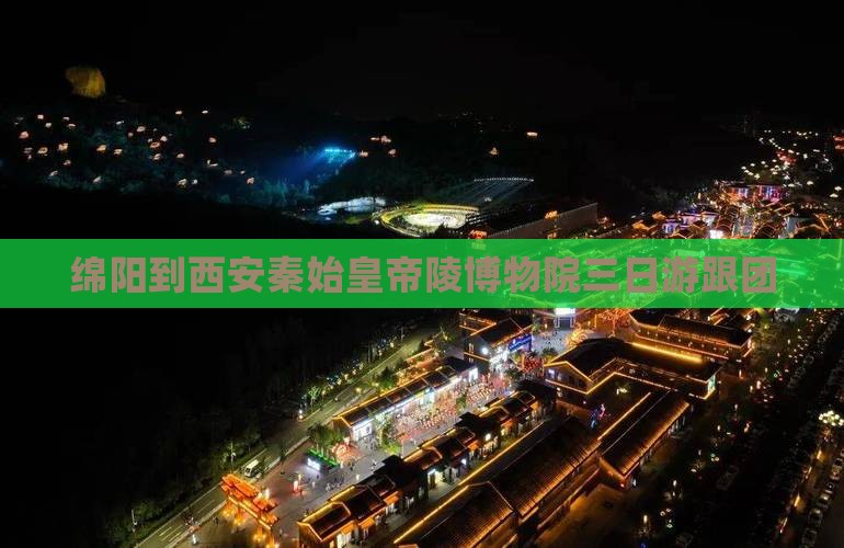 绵阳到西安秦始皇帝陵博物院三日游