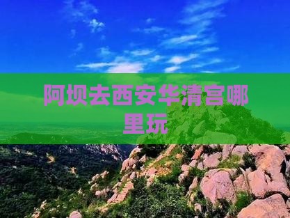 阿坝去西安华清宫哪里玩