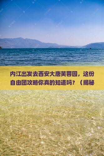 内江去西安大唐芙蓉园自由团