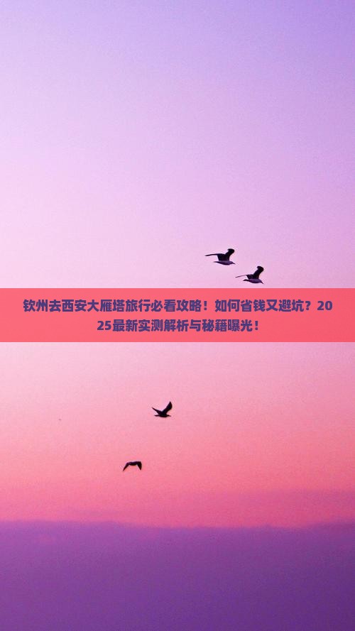 钦州去西安大雁塔旅行社