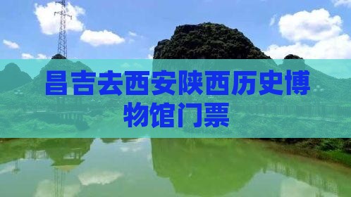 昌吉去西安陕西历史博物馆门票