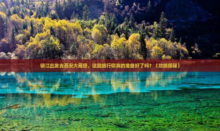 镇江到西安大雁塔旅行社