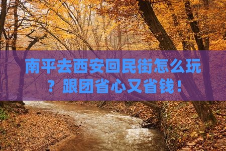 南平去西安回民街旅行社