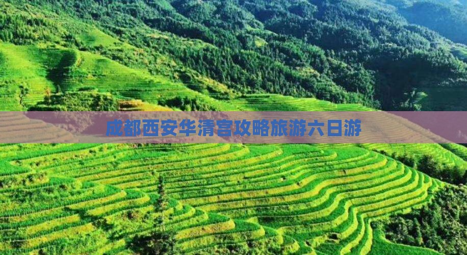 成都去西安华清宫六日游