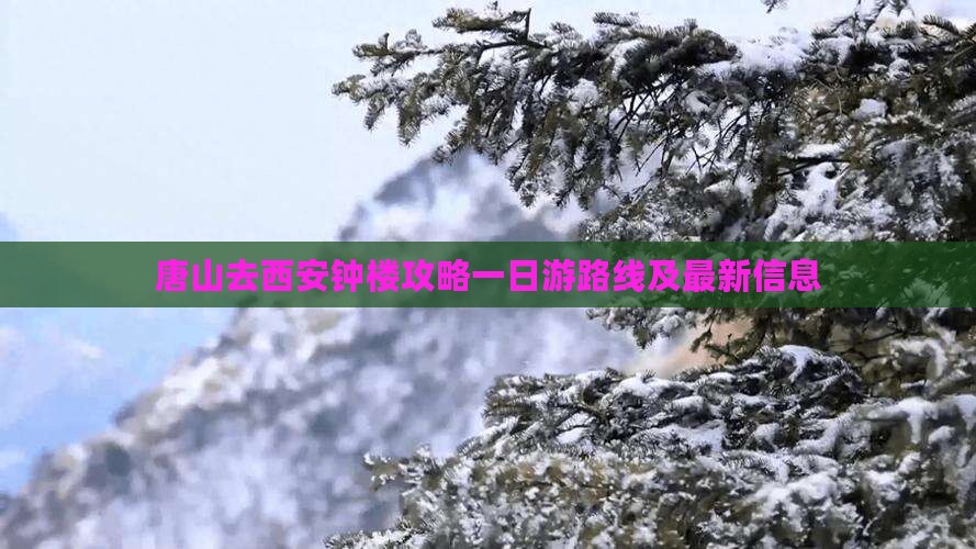 唐山去西安钟楼攻略