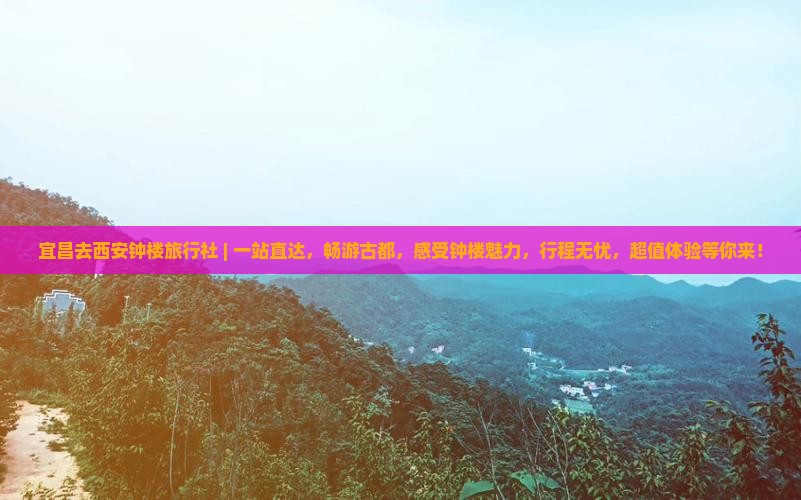 宜昌去西安钟楼旅行社