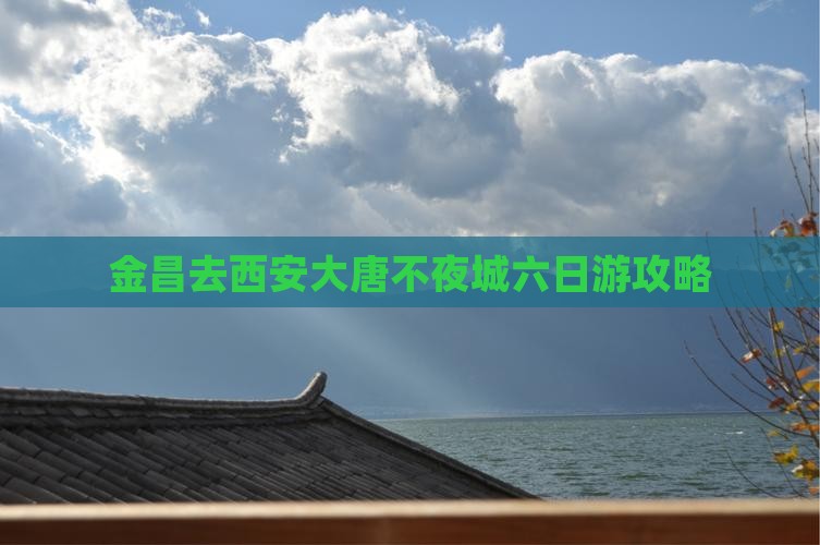 金昌去西安大唐不夜城六日游