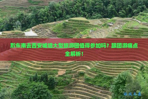 黔东南去西安城墙大型旅游团