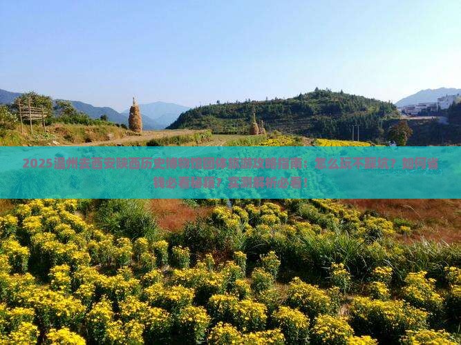 温州去西安陕西历史博物馆团体旅游