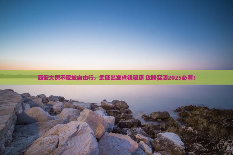 武威去西安大唐不夜城自由行