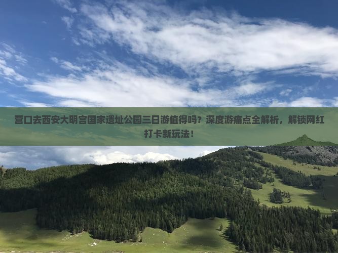 营口去西安大明宫国家遗址公园三日游