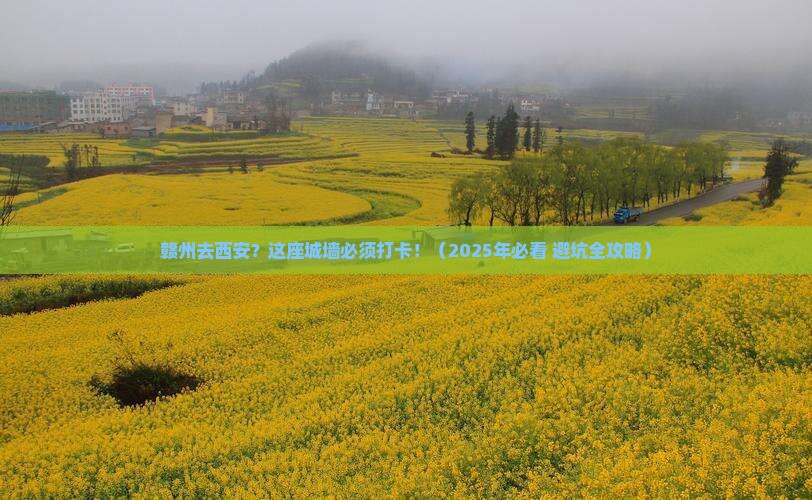 赣州去西安城墙必去地