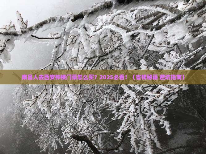 南昌去西安钟楼门票