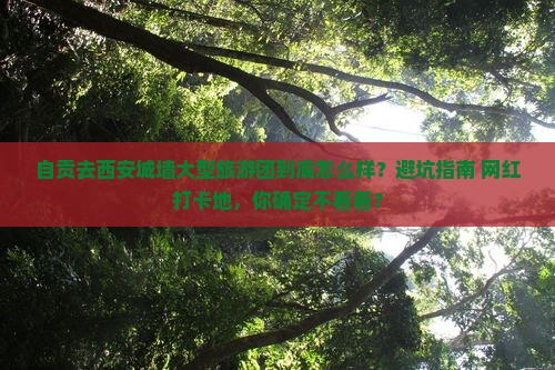自贡去西安城墙大型旅游团