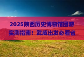 武威到西安陕西历史博物馆团体旅游