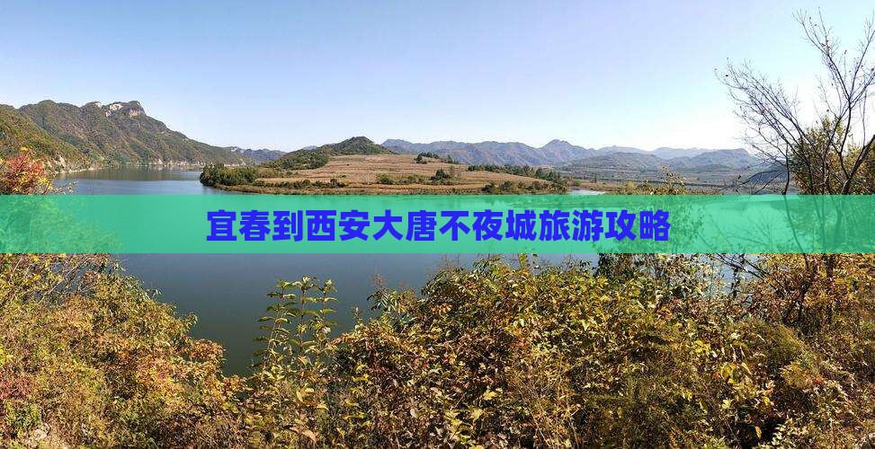宜春到西安大唐不夜城攻略