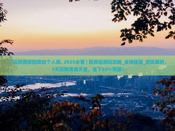 广元到西安回民街个人游