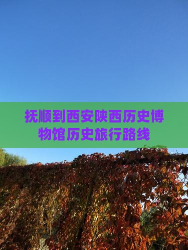 抚顺到西安陕西历史博物馆旅行社