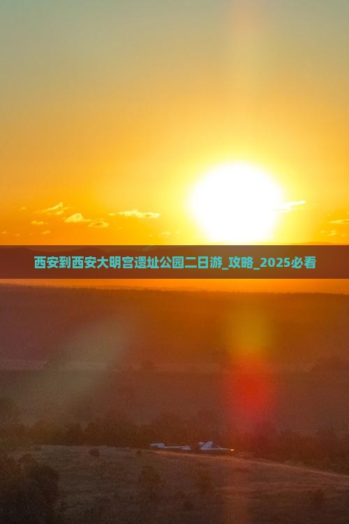 西安到西安大明宫国家遗址公园二日游