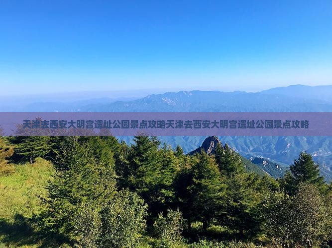 天津去西安大明宫国家遗址公园景点