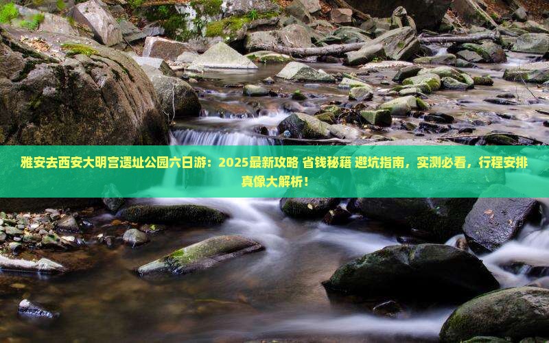 雅安去西安大明宫国家遗址公园六日游