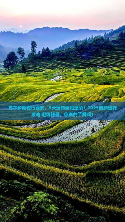 鄂尔多斯到西安秦始皇帝陵博物院个人游