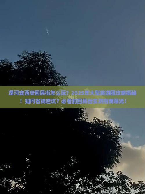 漯河去西安回民街大型旅游团