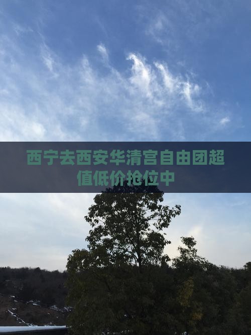 西宁去西安华清宫自由团