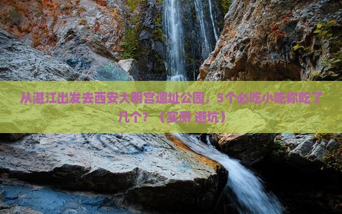 湛江去西安大明宫国家遗址公园旅游小吃