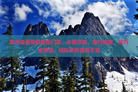 常州去西安回民街门票