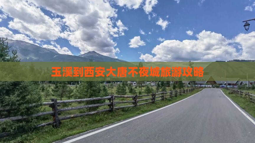 玉溪到西安大唐不夜城团体旅游