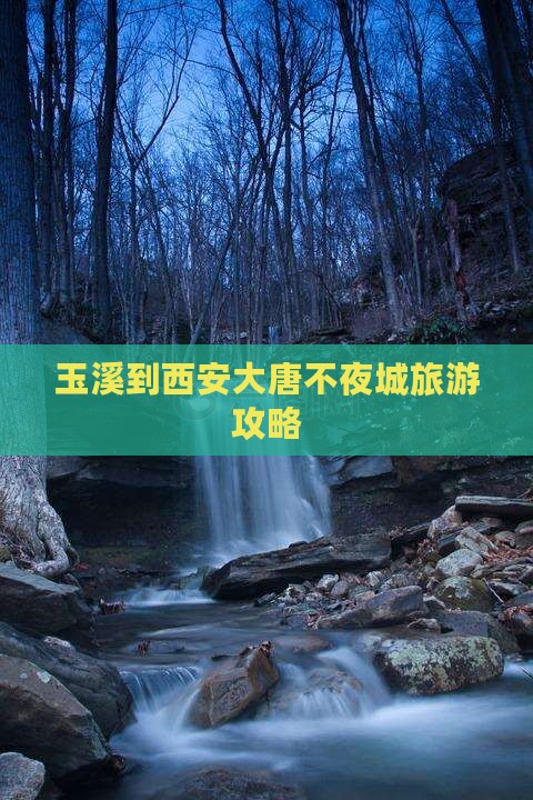 玉溪到西安大唐不夜城团体旅游