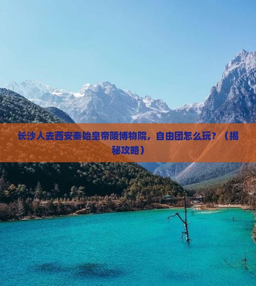 长沙去西安秦始皇帝陵博物院自由团