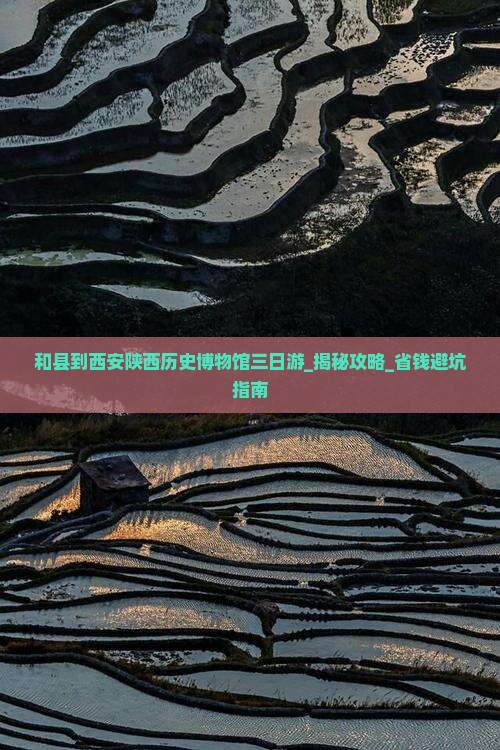 和县到西安陕西历史博物馆三日游