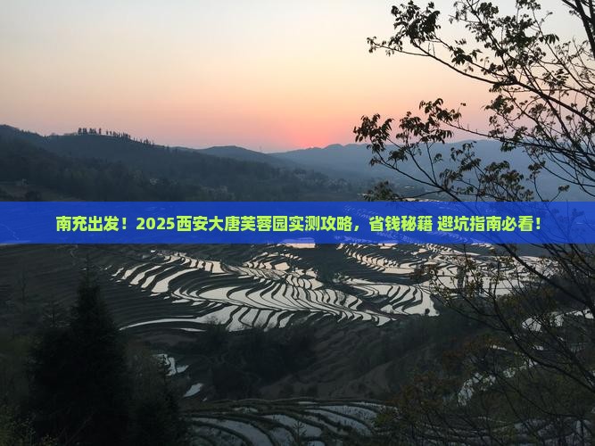 南充去西安大唐芙蓉园旅游
