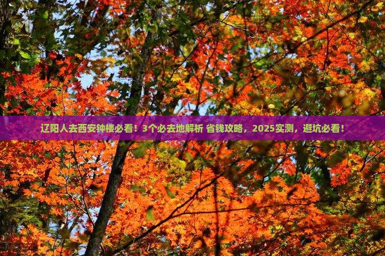 辽阳去西安钟楼必去地