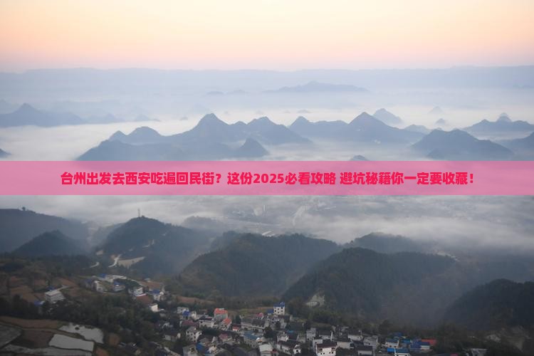 台州到西安回民街旅游