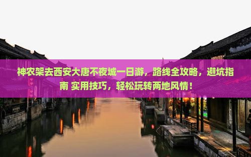 神农架去西安大唐不夜城一日游